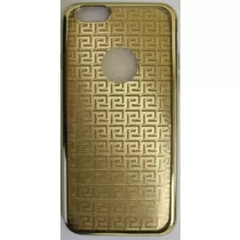 Чехол-накладка Double Color Series для Apple iPhone 6/6S силиконовый (вид 3) рамка Gold