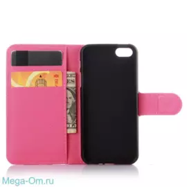 Чехол-накладка Face idea для Apple iPhone SE/5S/5 визитница (розовый)
