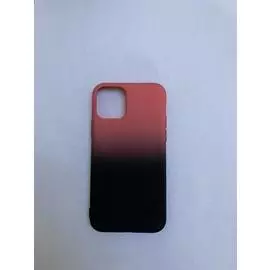 Чехол-накладка FaisON Gradient Series для iPhone 11 Pro силиконовый (черный/красный)