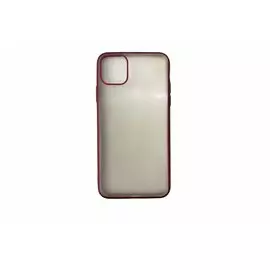 Чехол-накладка FaisON Modish Series для Apple iPhone 11 пластик/силиконовые края (красный)