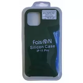 Чехол-накладка FaisON Silicone Case для Apple iPhone 11 Pro (темно-зеленый)