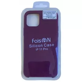 Чехол-накладка FaisON Silicone Case для Apple iPhone 11 (сиреневый)