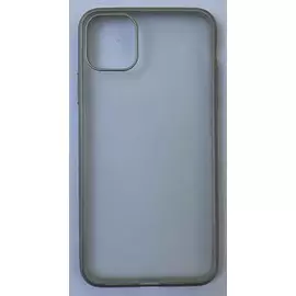 Чехол-накладка FaisON Stylish Series для Apple iPhone 11 Pro Max силиконовый (серебристый)