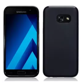 Чехол-накладка Fono для Samsung Galaxy A3 (2017) SM-A320 силиконовый матовый (черный)