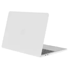 Чехол-накладка HardShell Case для Apple MacBook New Pro 16" Touch Bar (2019) матовый (прозрачно-белый)