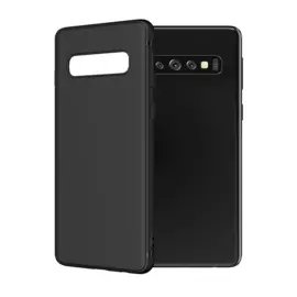 Чехол-накладка Hoco Fascination Series Case для Samsung Galaxy S10 (SM-G973) силиконовый (матовый черный)