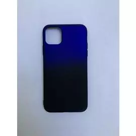 Чехол-накладка Hoco Gradient Series для iPhone 11 Pro Max силиконовый (черный/синий)