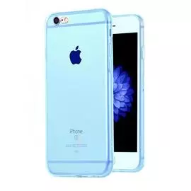 Чехол-накладка Hoco Light Series для Apple iPhone 6/6S силиконовый (прозрачно-голубой)