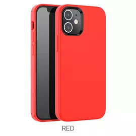 Чехол-накладка Hoco Pure Series для Apple iPhone 12 Mini силикон (красный)