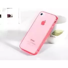 Чехол-накладка Hoco Ultra Thin Case для Apple iPhone 4/4S пластик (красный)