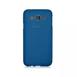 Чехол-накладка i-Zore Ultra Thin для Samsung Galaxy E7 (SM-E700) пластик матовая (голубая)
