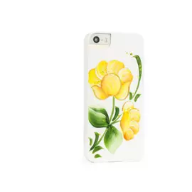 Чехол-накладка iCover Flowers для Apple iPhone SE/5S/5 пластик белый (IP5-HP/W-SG04)