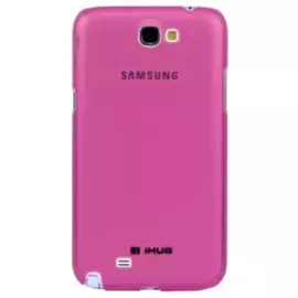 Чехол-накладка iHug Ultra-light для Samsung Galaxy Note 2 (GT-N7100 / GT-N7105) пластик (малиновый)