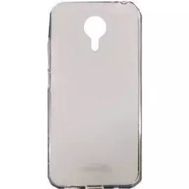 Чехол-накладка Jekod/KissWill для Meizu Meilan Metal / M1 Metal силиконовый (прозрачно-черный)