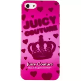 Чехол-накладка Juicy Couture для Apple iPhone SE/5S/5 (розовый)