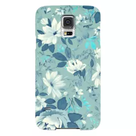 Чехол-накладка Lily для Samsung Galaxy S5 (SM-G900) силиконовый (цветы)