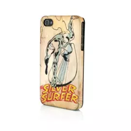 Чехол-накладка Marvel Silver Surfer Nosegrab для Apple iPhone 4/4S пластик (серый)