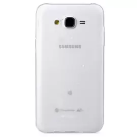 Чехол-накладка Melkco Poly Jacket TPU для Samsung Galaxy J7 SM-J700 матовый силиконовый (белый)