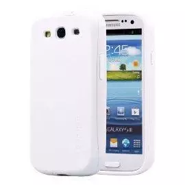 Чехол-накладка Neo Hybrid для Samsung Galaxy S3 пластиковый (белый с белой вставкой )