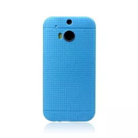 Чехол-накладка Nillkin Frosted Shield для HTC One М8 пластиковый (голубой)