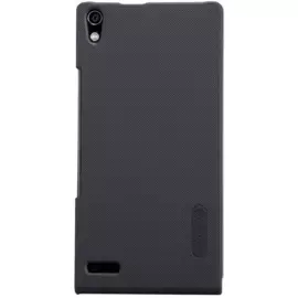 Чехол-накладка Nillkin Frosted Shield для Huawei Ascend P6 пластиковый (черный)