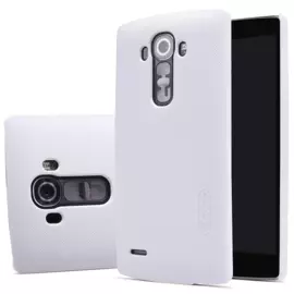 Чехол-накладка Nillkin Frosted Shield для LG G4s / H736 / H734 пластиковый (белый)