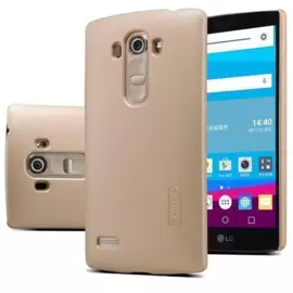 Чехол-накладка Nillkin Frosted Shield для LG G4s / H736 / H734 пластиковый (золотой)