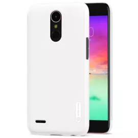 Чехол-накладка Nillkin Frosted Shield для LG K10 (K410/K420/K430) пластиковый (белый)