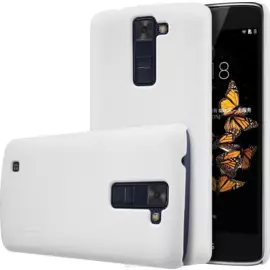 Чехол-накладка Nillkin Frosted Shield для LG K8 (K350E) пластиковый (белый)