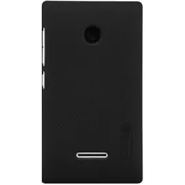 Чехол-накладка Nillkin Frosted Shield для Microsoft Lumia 435 (пластиковый) (черный)