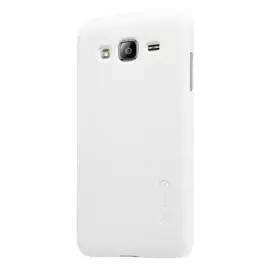 Чехол-накладка Nillkin Frosted Shield для Samsung Galaxy J2 (SM-J200) пластиковый (белый)
