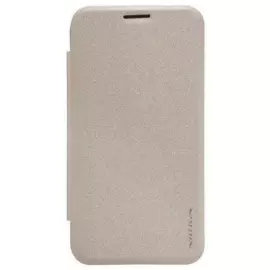 Чехол-накладка Nillkin Frosted Shield для Samsung Galaxy J1 Mini (2016) J105 пластиковый (золотой)