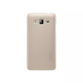 Чехол-накладка Nillkin Frosted Shield для Samsung Galaxy J3 (2016) SM-J320 пластиковый (золотой)