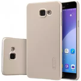 Чехол-накладка Nillkin Frosted Shield для Samsung Galaxy A7 (2016) SM-A710 пластиковый (золотой)