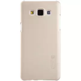 Чехол-накладка Nillkin Frosted Shield для Samsung Galaxy A5 (A500) пластиковый (золотой)