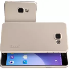 Чехол-накладка Nillkin Frosted Shield для Samsung Galaxy S6 Edge (SM-G925) пластиковый (золотой)