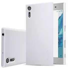 Чехол-накладка Nillkin Frosted Shield для Sony Xperia XZ / XZ Dual пластиковый (белый)