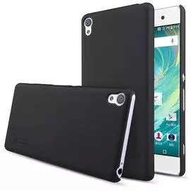 Чехол-накладка Nillkin Frosted Shield для Sony Xperia XA / XA Dual пластиковый (черный)