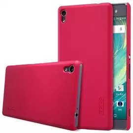 Чехол-накладка Nillkin Frosted Shield для Sony Xperia XA Ultra / Ultra Dual пластиковый (красный)