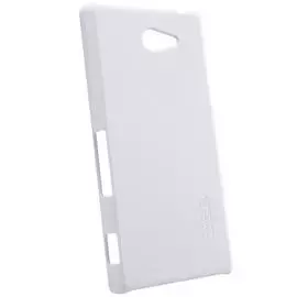 Чехол-накладка Nillkin Frosted Shield для Sony Xperia M2 / M2 Dual (D2302/ D2303)пластиковый (белый)