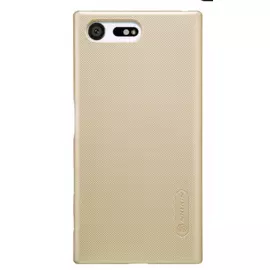 Чехол-накладка Nillkin Frosted Shield для Sony Xperia X Compact пластиковый (золотой)