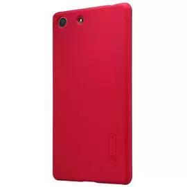Чехол-накладка Nillkin Frosted Shield для Sony Xperia M5 / M5 Dual пластиковый (красный)