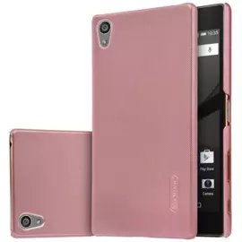 Чехол-накладка Nillkin Frosted Shield для Sony Xperia Z5 Premium пластиковый (розовый)