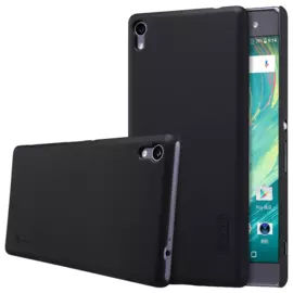 Чехол-накладка Nillkin Frosted Shield для Sony Xperia XA Ultra / Ultra Dual пластиковый (черный)
