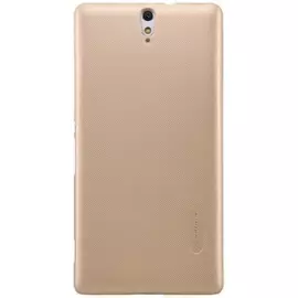 Чехол-накладка Nillkin Frosted Shield для Sony Xperia C5 /C5 Ultra /C5 Ultra Dual пластик (золотой)