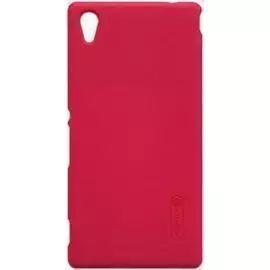 Чехол-накладка Nillkin Frosted Shield для Sony Xperia M4 Aqua / M4 Aqua Dual пластиковый (красный)