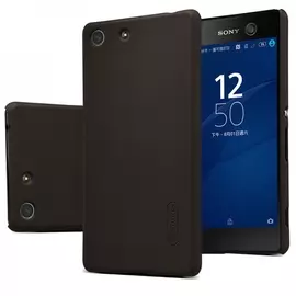 Чехол-накладка Nillkin Frosted Shield для Sony Xperia M5 / M5 Dual пластиковый (коричневый)