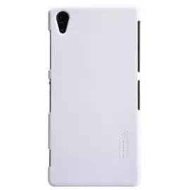 Чехол-накладка Nillkin Frosted Shield для Sony Xperia Z2 (L50) пластиковый (белый)