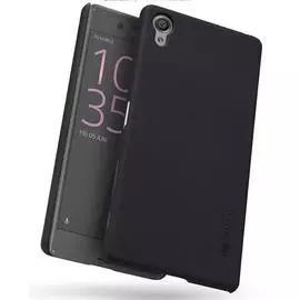 Чехол-накладка Nillkin Frosted Shield для Sony Xperia X / X Performance пластиковый (черный)