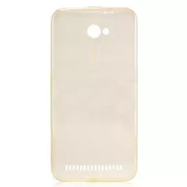 Чехол-накладка Nillkin Nature 0.6mm для Asus Zenfone 2 ZE500CL силиконовый (прозрачно-золотой)